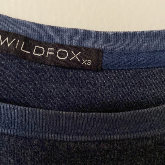 Wildfox Xs sweatshirt light blue - Picture 2 of 2
